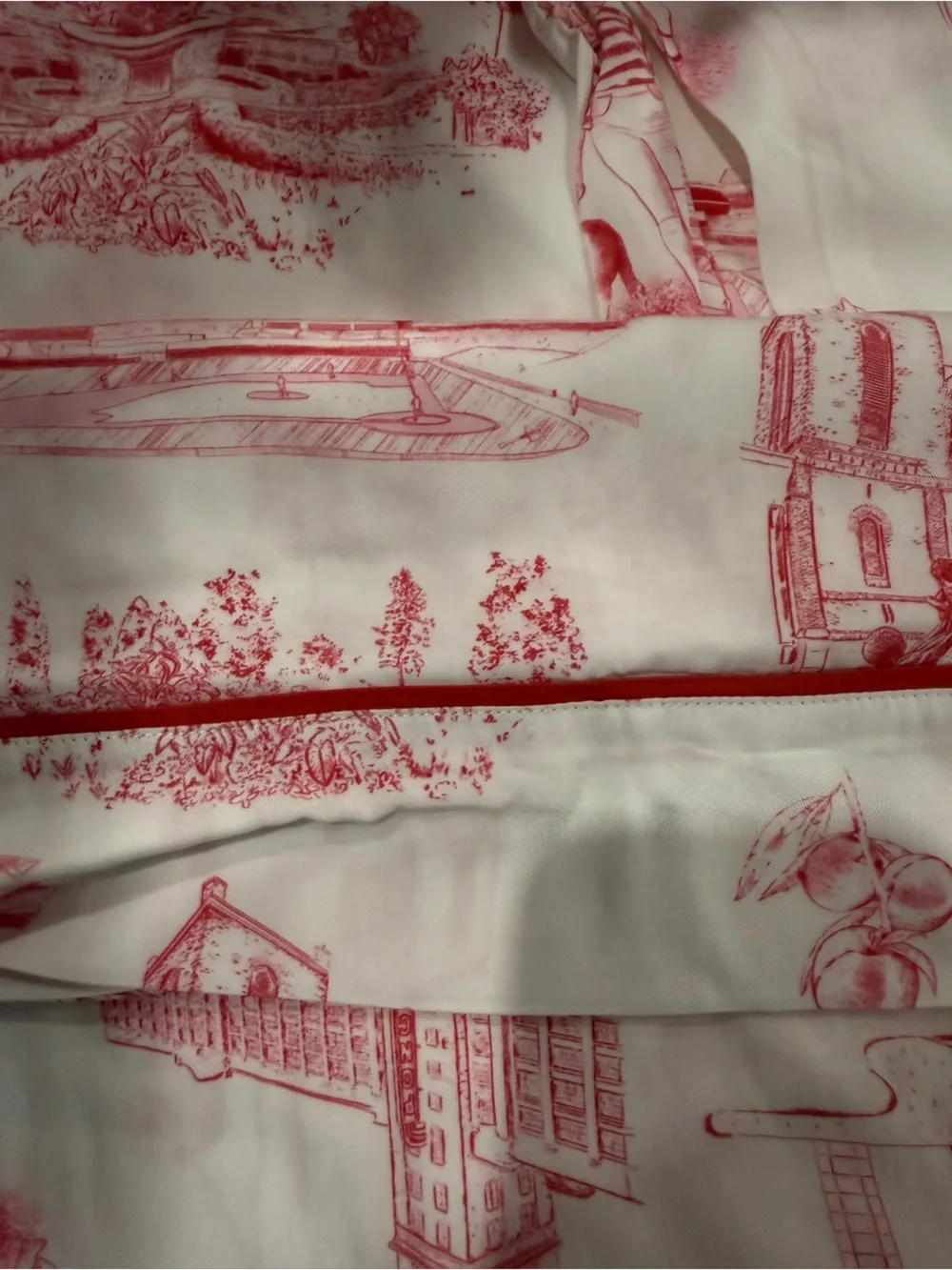 Atlanta Toile Women's Pajama Pants Set - Stylish Comfort for Home and Sleep - Picture 10 of 16